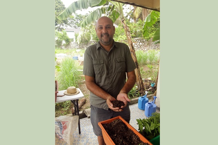 Harbir Gill, founder and chief composter of Ground Control Sdn Bhd